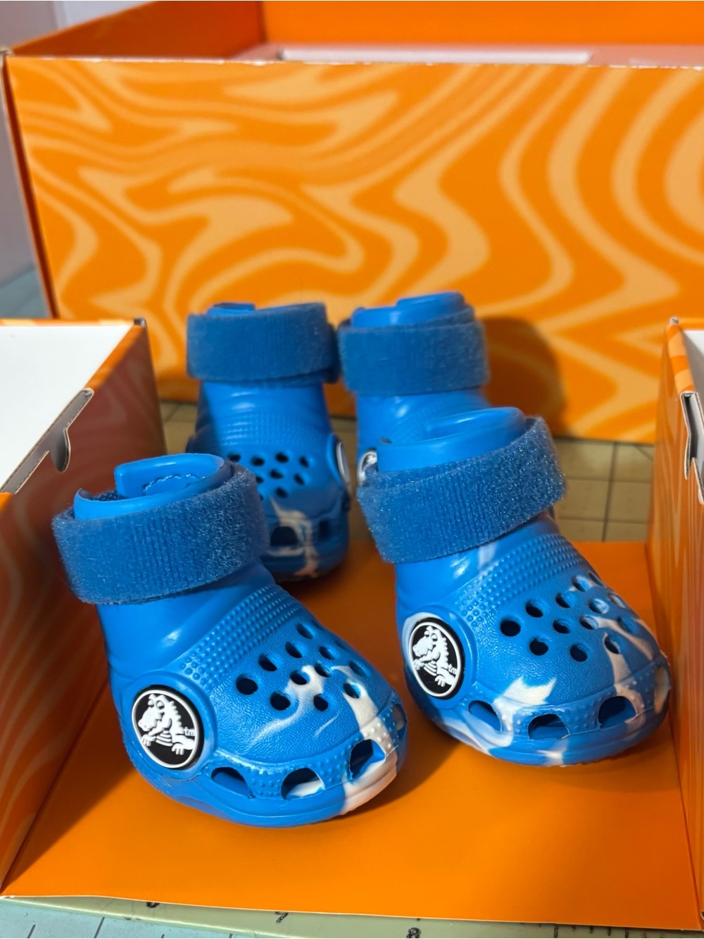 Crocs™ Shoes For Dogs by BARK blue small NIB